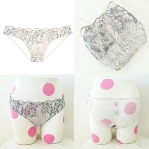 Victoria's Secret Dream Angels Cheekini Tanga Bikini Panty Rhinestone CrystalNWT